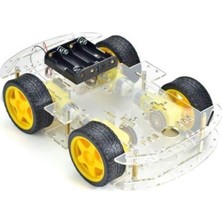 MarkEntegra Şeffaf 4WD Çok Amaçlı Mobil Robot Platformu