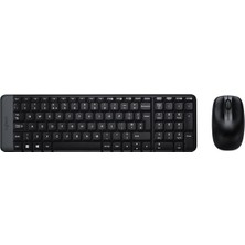 Indispensablely MK220 Q Tr Siyah Kablosuz Klavye Mouse Set