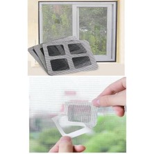 Royal Rain Store Outlet 10 Adet Yapışkanlı Kesilerek Kullanılabilir Yırtık Kapı-Pencere Sinekliği Onarım Tamir Bandı