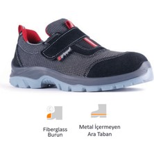 Mekap Pro Gripper Yukon GPR-170 S1P Src Süet Deri ve Tekstil Fiberglass burun Kevlar Ara Taban Spor Iş Ayakkabısı