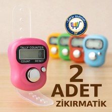 Nistabolje 2 Adet Zikirmatik Sayaç Yüzük Tesbih Çekme Salavat ve Zikir Sayacı