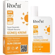 Royal Rain Store Spf 50+ Suya Dayanıklı Güneş Kremi, Uva/uvb Koruma, Nemlendirici Etkili, 50ML