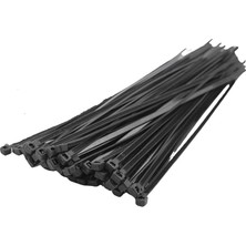 Royal Rain Store Home 100 Adet Kablo Bağı Seti, Amerikan Kelepçesi, Cırt Elektrik Kablo Bağı, Dayanıklı ve Çok Yönlü Kullanım Için Ideal, Organizasyon ve Düzenleme (Siyah, 2.5X150MM)