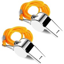 Royal Rain Store Home 2ADET Ipli Hakem ve Deprem Düdüğü,kamp ve Yürüyüş Için Düdük