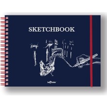 Royal Rain Store Color Çizim Eskiz Defteri Spiralli 120 Gr. Lacivert