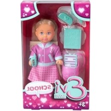 MarkEntegra 12 cm Boyutunda Okul Temalı Bebek Figürü ile Aksesuar Seti