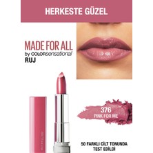 Maybelline New York Color Sensational Ruj 376 Pink For Me Pembe Parlak Etkili Ürün
