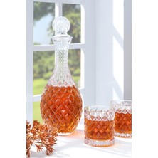 El Yapımı Cam Sürahi ve 2 Bardaklı Set, Zarif ve Şık Tasarım