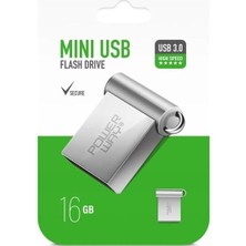 Indispensablely Powerway 16GB USB 3.0 Metal Mini Flash Bellek