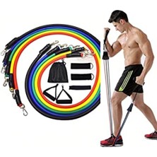 MarkEntegra 11 Parça Siyah Egzersiz ve Direnç Lastiği Seti