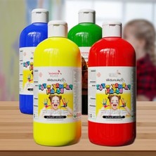 MarkEntegra Ana Renkler Parmak Boyası 4'lü Set - 4X500 gr