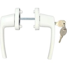 Royal Rain Store Anahtarlı Kilitlenebilir Alüminyum Pvc Pimapen Kolu Çift Taraflı