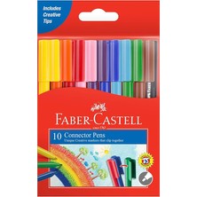 Royal Rain Store Eğlenceli Keçeli Kalem 10 Renk, Bağlanabilir Kapak, Dayanıklı ve Parlak Renkler, Su Bazlı Mürekkep, Çocuklar Için Güvenli