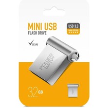 Indispensablely Powerway 32GB USB 3.0 Metal Mini Flash Bellek