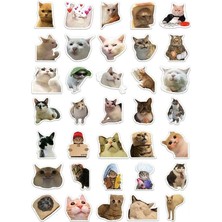Royal Rain Store Major Selection "kedi Mood Sticker Seti" 35 Adet - Bullet Journal - Ajanda -Planner - Defter - Laptop-Tablet Için