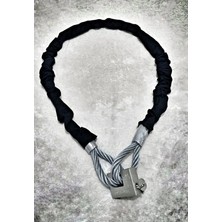 Royal Rain Store Caro 2 Metre Uzunluk 12 mm Kalınlık Motorsiklet Çelik Halat Kesilmez Motorsiklet Zincir Kilit