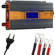Indispensablely PM-1500B 24 Volt 1500 Watt LED Ekranlı Power Inverter