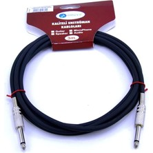 Royal Rain Store Mgc3 Bk Enstrüman Kablosu 3 Metre Standart Çivi Siyah