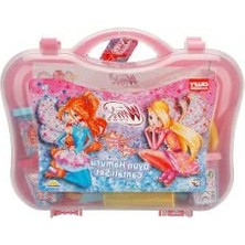 MarkEntegra 20 Parça Oyun Hamuru Seti, Çantalı - Açık Pembe