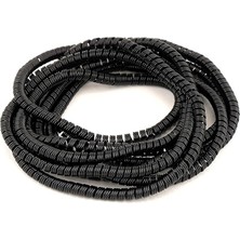 Royal Rain Store Şarj Aleti Kablosu Kablo Kordon Koruyucu Spiral Sarma Kılıf Koruma (Siyah)