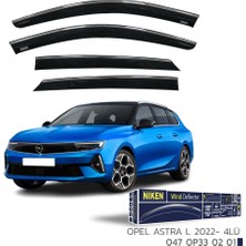 Opel Astra L Niken Kromlu Cam Rüzgarlığı 4lü 2022 ve Üstü
