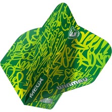 Royal Rain Store Mega Standard Green Ekstra Kalın Dart Kanatları - Paket Başına 1 Set (Toplam 3 Uçuş)