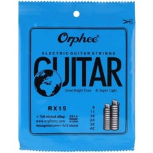 Royal Rain Store RX15 Elektro Gitar Teli 009-042 Takım Tel