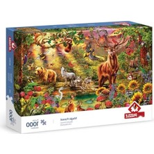 MarkEntegra Büyülü Orman Temalı 1000 Parça Puzzle