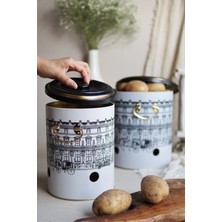 Dayanıklı Metal Sebzelik 2'li Set, Patates ve Soğanlık Sepeti