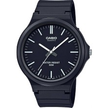 Casio MW-240-1EVDF Erkek Kol Saati Siyah Renkli Suya Dayanıklı Analog Plastik Kasa