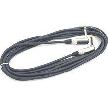 Royal Rain Store Gitar Kablosu MGC3LL 3 Metre Iki Ucu L Siyah Renk Enstrüman Kablosu