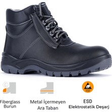 Mekap Pro Policap 023 S3 Src Esd Vidala Deri Fiberglass burun Kevlar Ara Taban Iş Botu