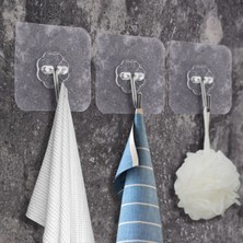 Similar Ultra Güçlü Yapışkanlı 5li Şeffaf Askı