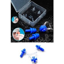 Royal Rain Store Yüzücüler Için Silikon Kulak ve Burun Tıkacı Silikon Kulak ve Burun Tıkacı Klipsi Havuz Seti