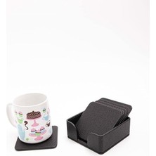 Royal Rain Store Bardak Altlığı Seti Siyah