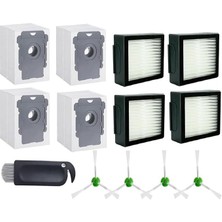 Royal Rain Store Roomba I7 (7150) I7+I7 Artı (7550) I7+I3+I4+I6+I8+ J7+/plus,irobot Roomba E5 (5150) E6 (6198) Serisi Uyumlu Hepa Filtre Yan Fırça Toz Torbalı Yedek Parça Seti-13 Parça