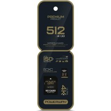Indispensablely Powerway 512 GB 150MB/S Hızlı 4K Destekli Sdxc Hafıza Kartı