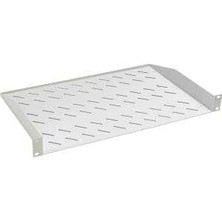 Royal Rain Store 1u D=250MM 19'' Rack Mount 2 Noktadan Bağlantılı Sabit Raf, Bütün Kabinetlerde 19'' Provizyonda Kullanım Içindir, Yük Kapasitesi 30 kg