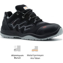 Mekap Pro Neon Rmk-83 S3L | Sr | E | A | Cı | Fo | Wpa Mikrofiber Deri Siyah Gri Alüminyum Burun Iş Ayakkabısı