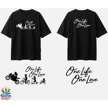 Tasarım Limanı One Life, One Love Oversize Unisex
