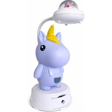 Unicorn Kalemtraşlı Masa Lambası Mor