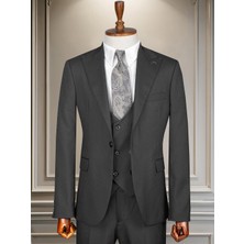 Taxi Giyim Üçlü Takım Elbise - Zara Kumaş - Gri - TG3ZG14