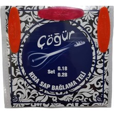 Royal Rain Store Sap Bağlama Saz 0.18 Tam Takım Tel + 3 Tezene