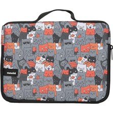 Royal Rain Store iPad 9.nesil A2602 A2604 A2603 A2605 10.2inç Smart Slim Desenli Tablet Çantası (Catlantis)