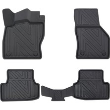 Royal Rain Store Kaymaz Taban Havuzlu Araç Paspası | Audi A1 Hatchback (2018+) ile Uyumlu Araç Paspası