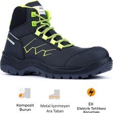 Mekap Pro Policap Energy S3 Src Mikrofiber Nubuk Deri Yalıtkan Elektrikçi Iş Botu