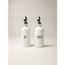 Cam Yağdanlık Seti, 2'li, 2X500 Ml, Şık ve Kullanışlı Tasarım