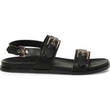 Butigo 26S-305 6fx Siyah Kadın Düz Sandalet