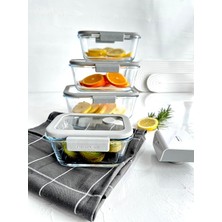 Royal Rain Store Fika Glace 5li Cam Saklama Kabı