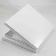 Royal Rain Store Bölmeli Madlen Çikolata Kutusu Beyaz Renkli